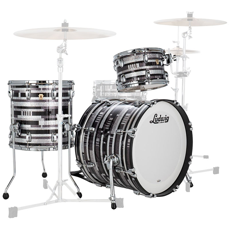 Ludwig Classic Maple 3-Piece Downbeat Shell Pack (20B-12-14F)