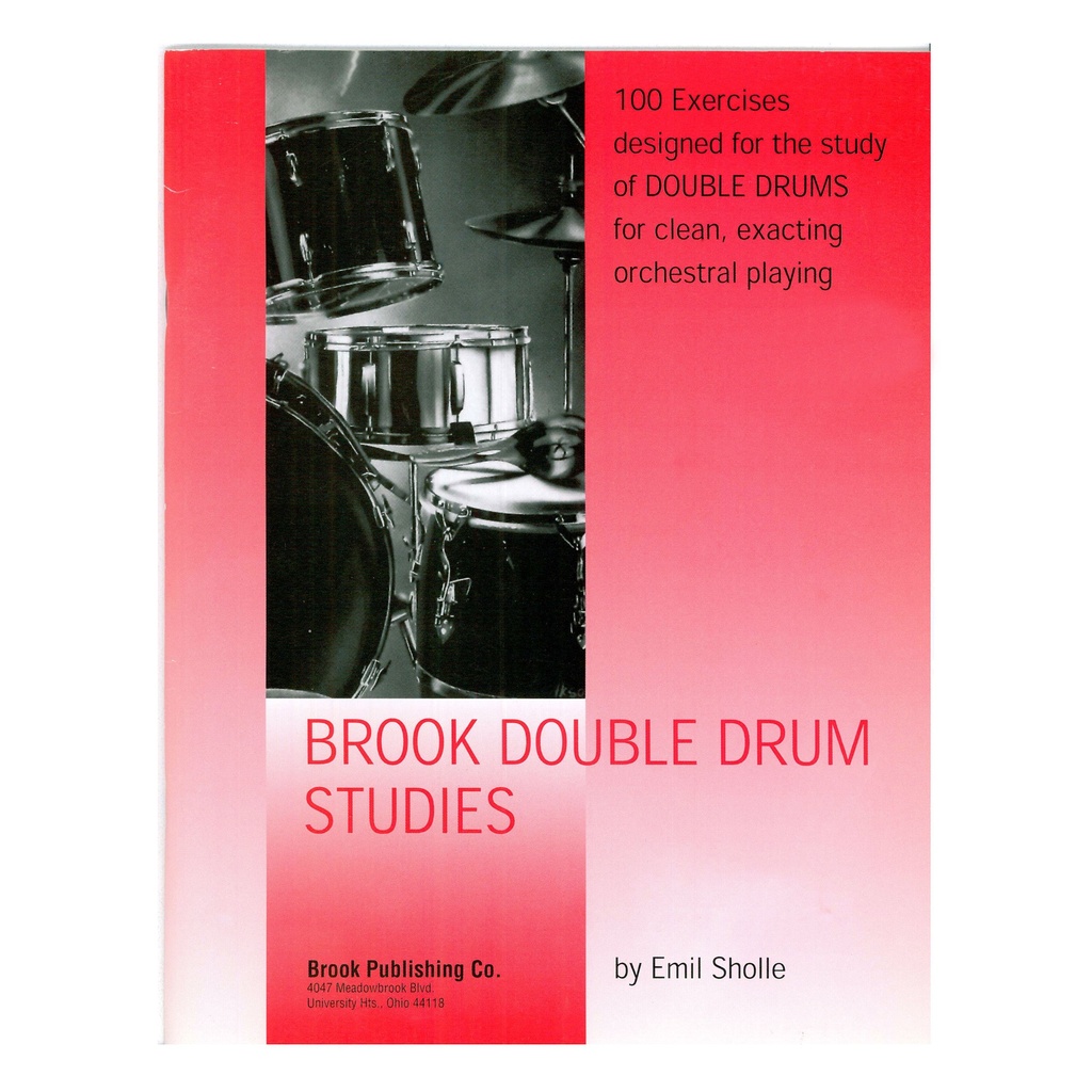 [12300105] Ludwig Masters Music Brook Double Drum Studies by Sholle