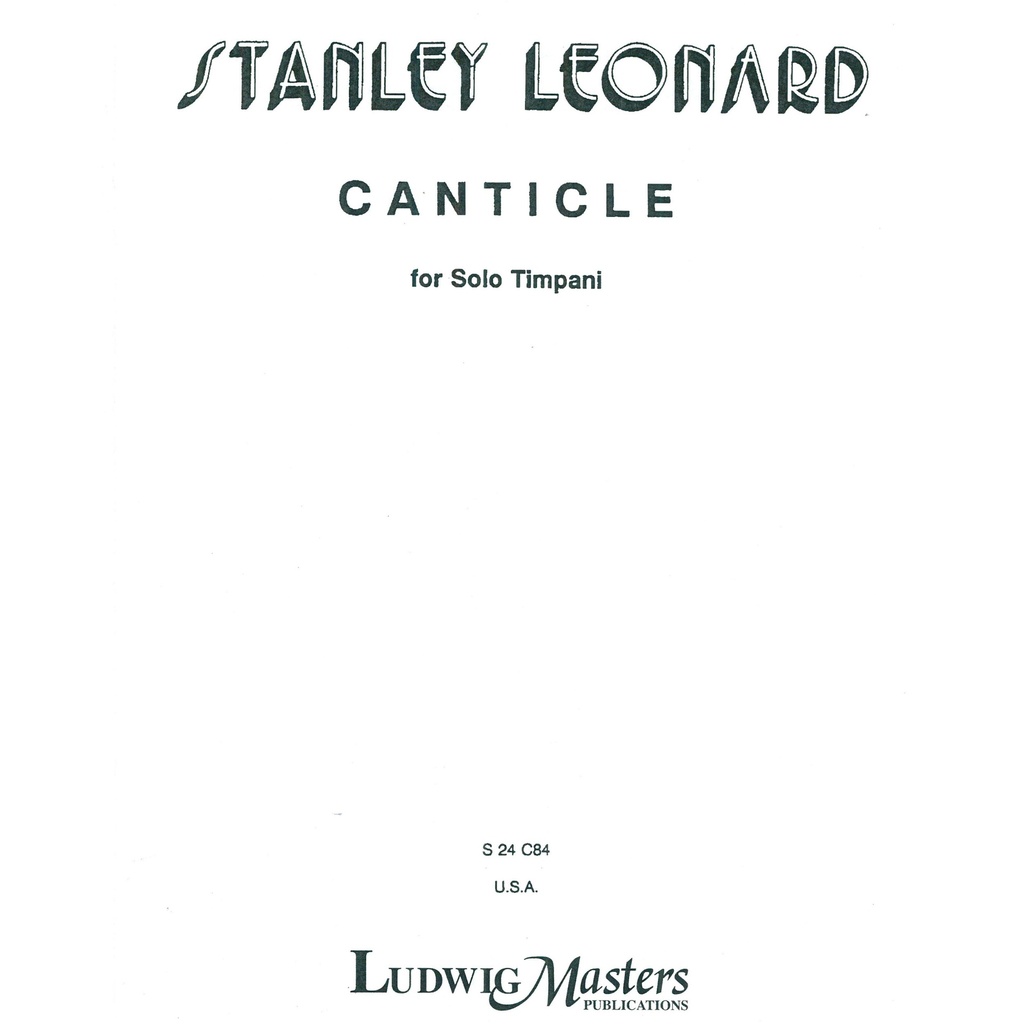 [10630484] Ludwig Masters Music Canticle by Stanley Leonard