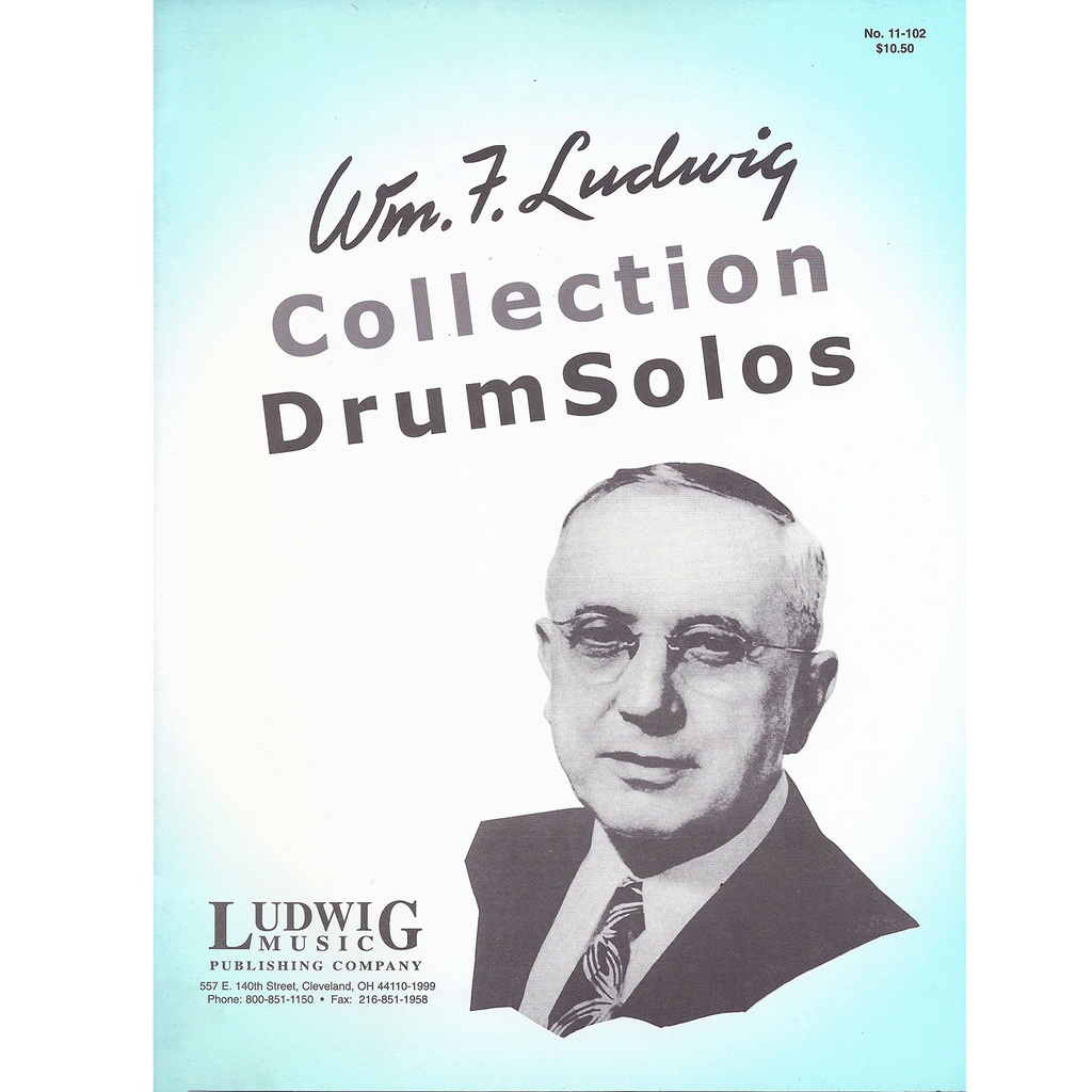 [10610601] Ludwig Masters Music Collection Drum Solos by William F. Ludwig