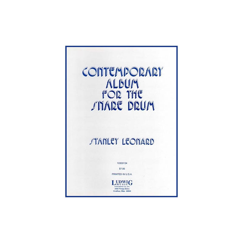 [10300134] Ludwig Masters Music Contemporary Album for the Snare Drum by Stanley Leonard
