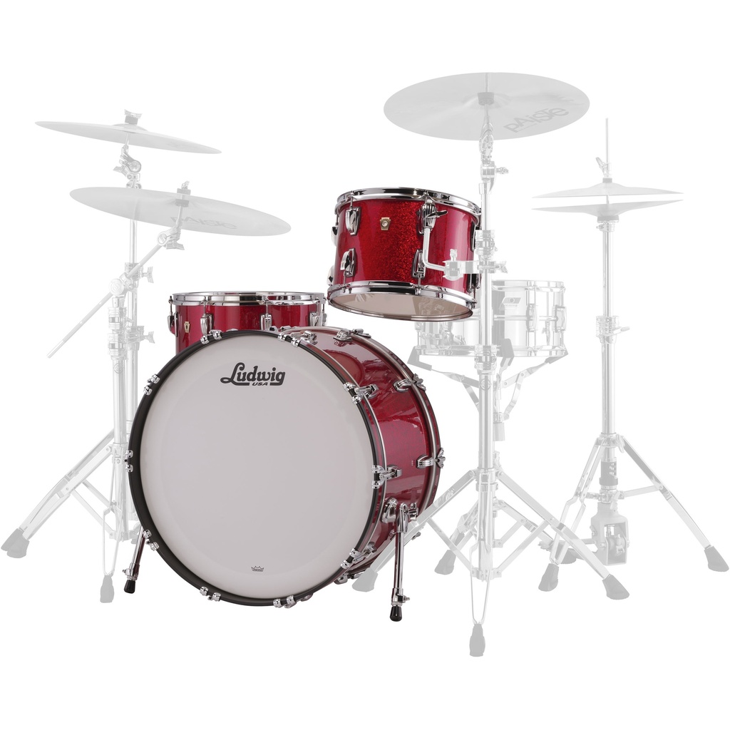 [L84023AX27] Ludwig Red Sparkle