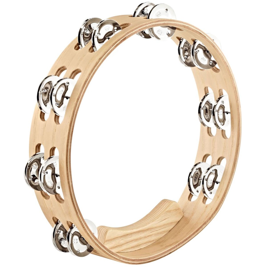 [AE-ATA2S] Meinl 10" Artisan Edition Double Row American White Ash Tambourine