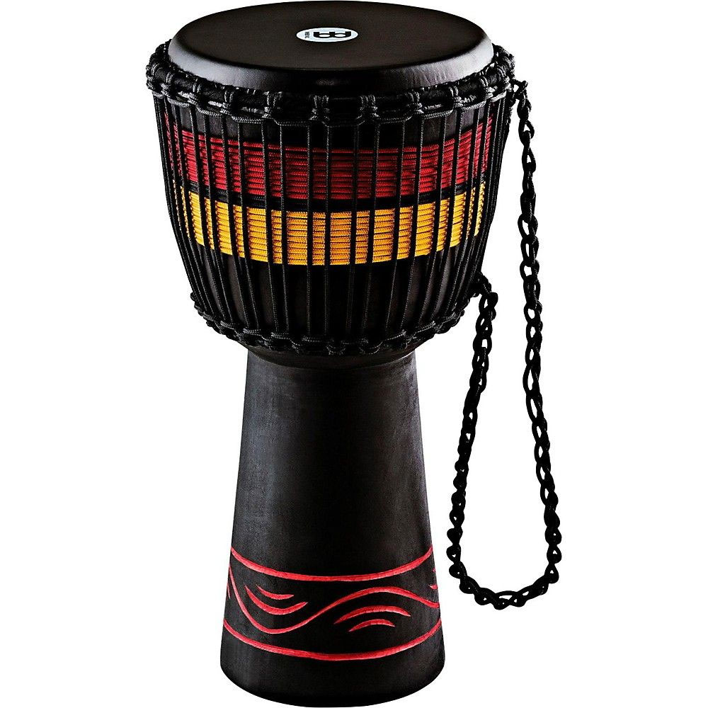 Meinl 10" Fire Rhythm Series African Style Rope Tuned Wood Djembe