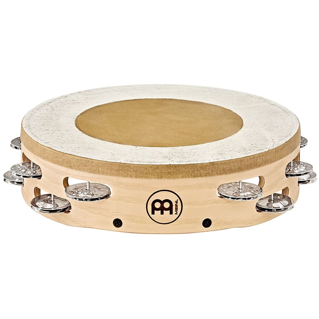 [AE-ATAH2S] Meinl 10" Headed Artisan Edition Double Row White Ash Tambourine