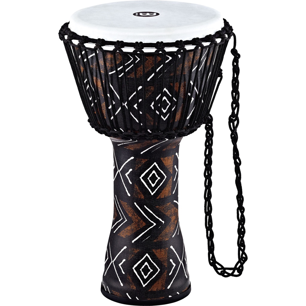 [PADJ6-M-F] Meinl 10" Rope Tuned Travel Kanga Sarong Djembe w/ Synthetic Head