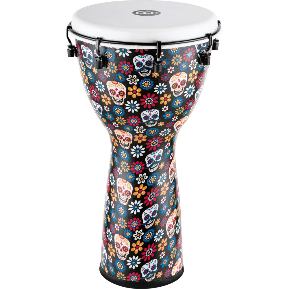 [ADJ12-DA] Meinl 12" Alpine Series Day of the Dead Djembe with Synthetic Head