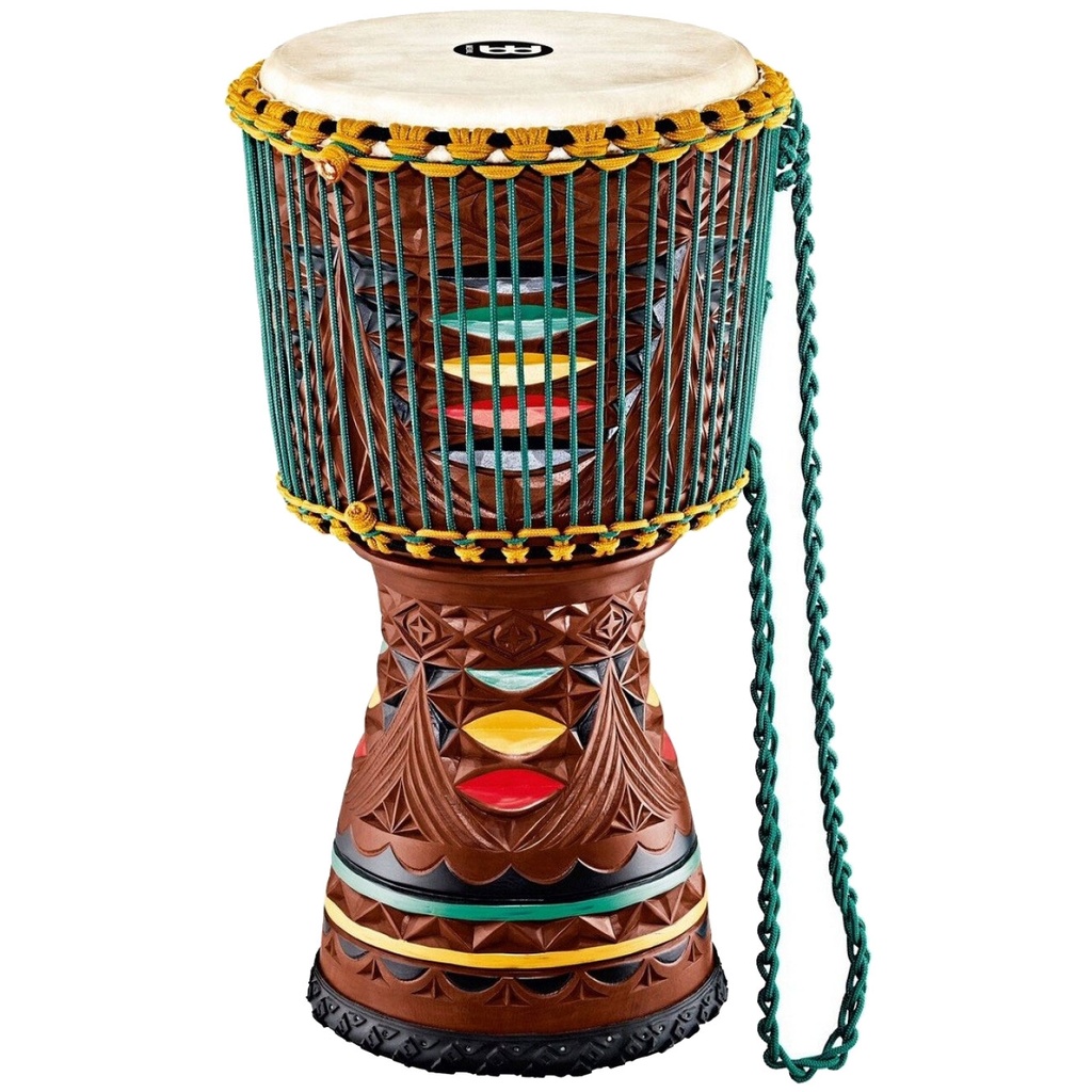 [AE-DJTC2-L] Meinl 12" Artisan Edition Djembe with Colored Ornamental Carving