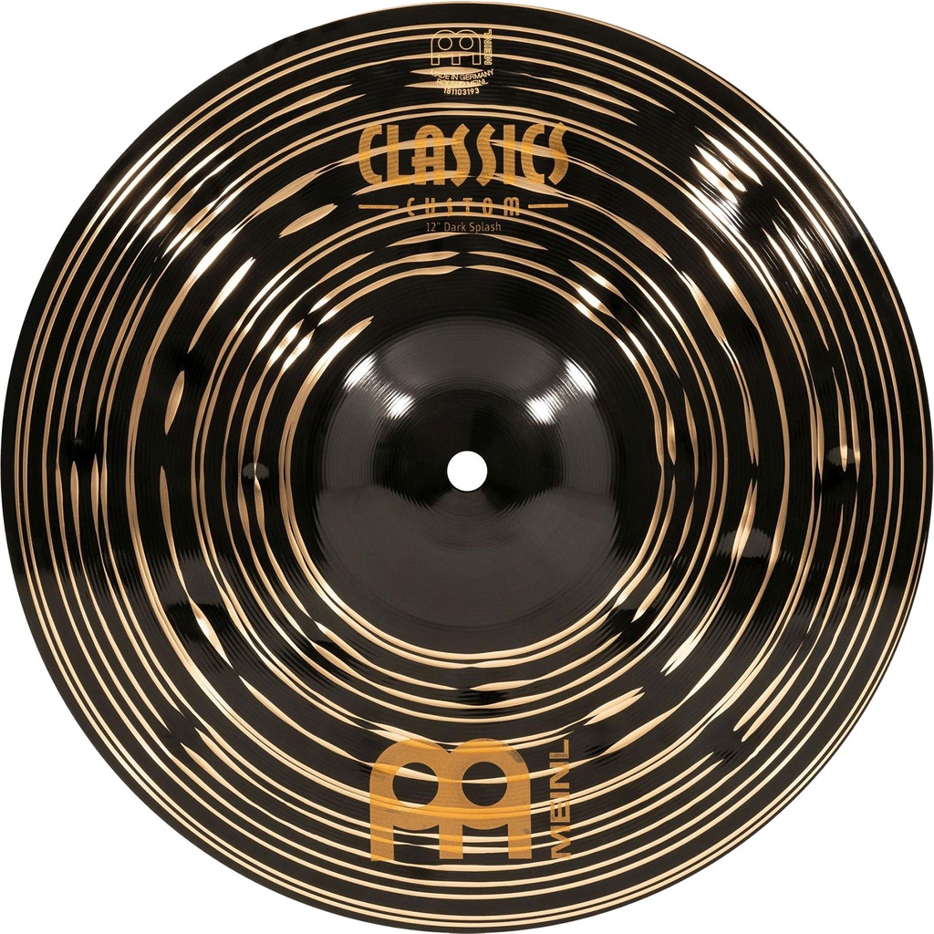 [CC12DAS] Meinl 12" Classics Custom Dark Splash Cymbal