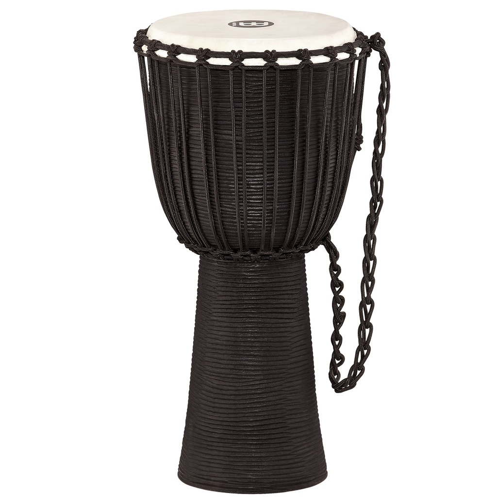 [HDJ3-L] Meinl 12" x 24" Headliner Rope Djembe Black River