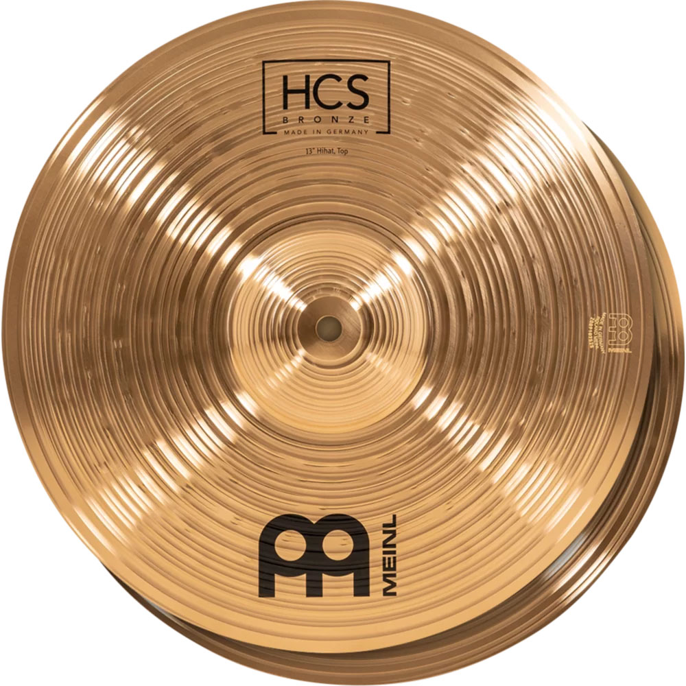 [HCSB13H] Meinl 13" HCS Bronze Hi Hat Cymbals