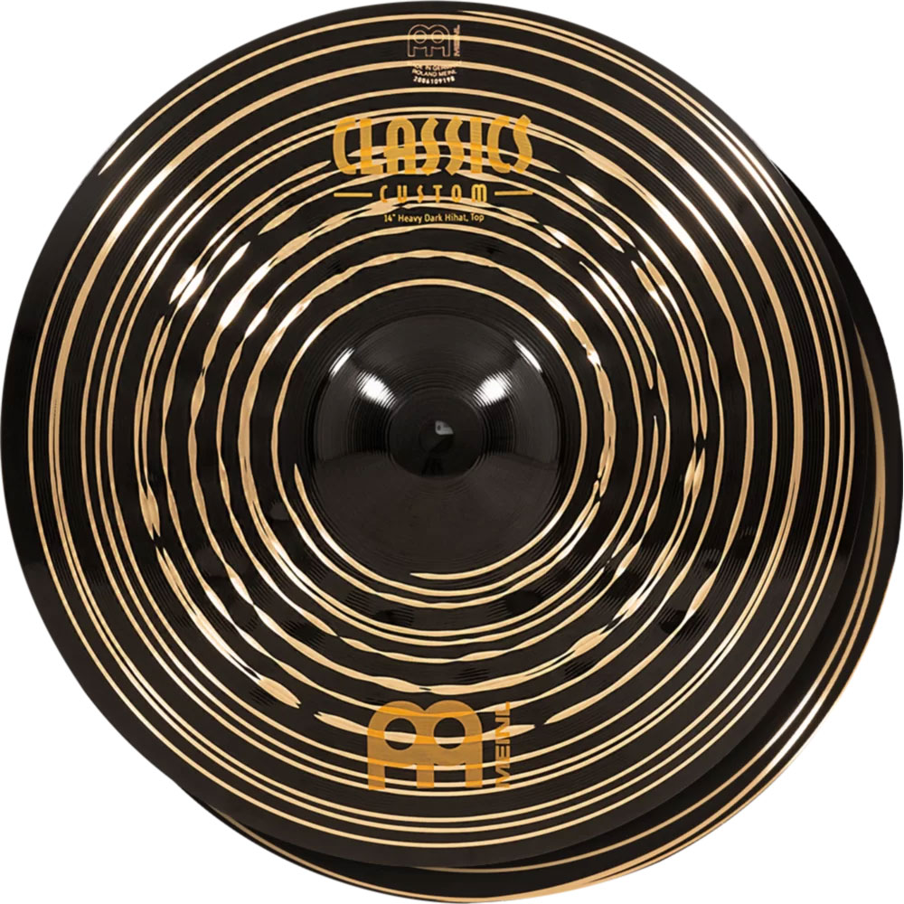 [CC14HDAH] Meinl 14" Classics Custom Dark Heavy Hi Hat Cymbals