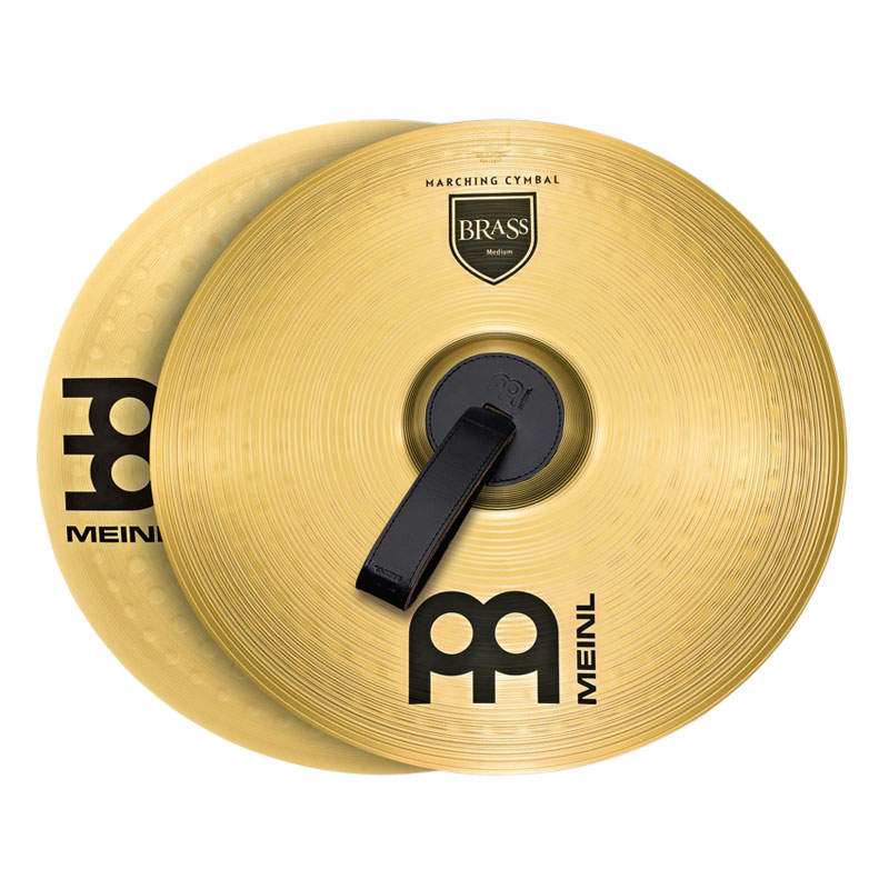 [MA-BR-14M] Meinl 14" Medium Brass Student Marching Cymbals