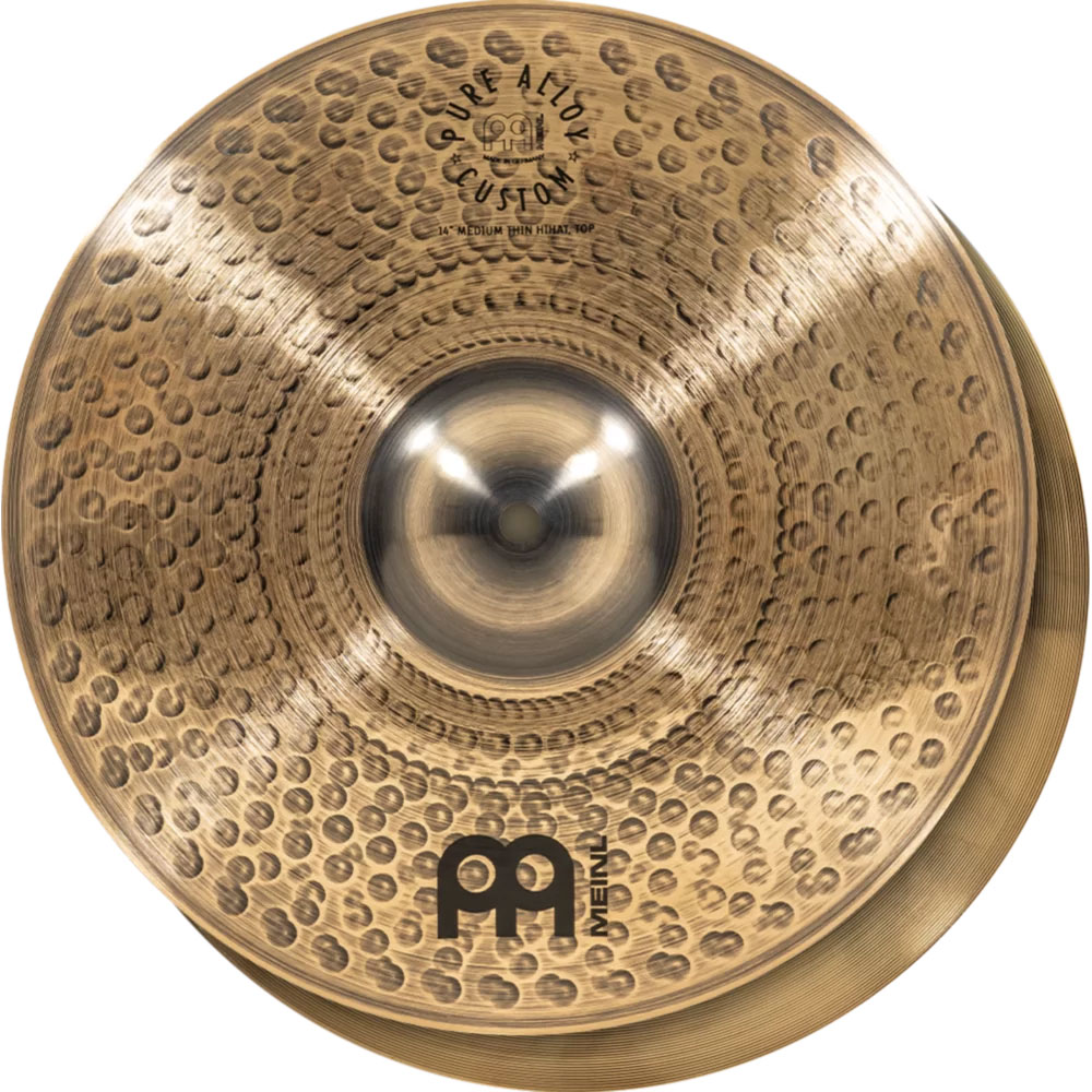 [PAC14MTH] Meinl 14" Pure Alloy Custom Medium Thin Hi Hat Cymbals
