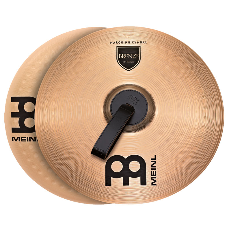 [MA-BO-18M] Meinl 18" Student Range Bronze Marching Crash Cymbal Pair