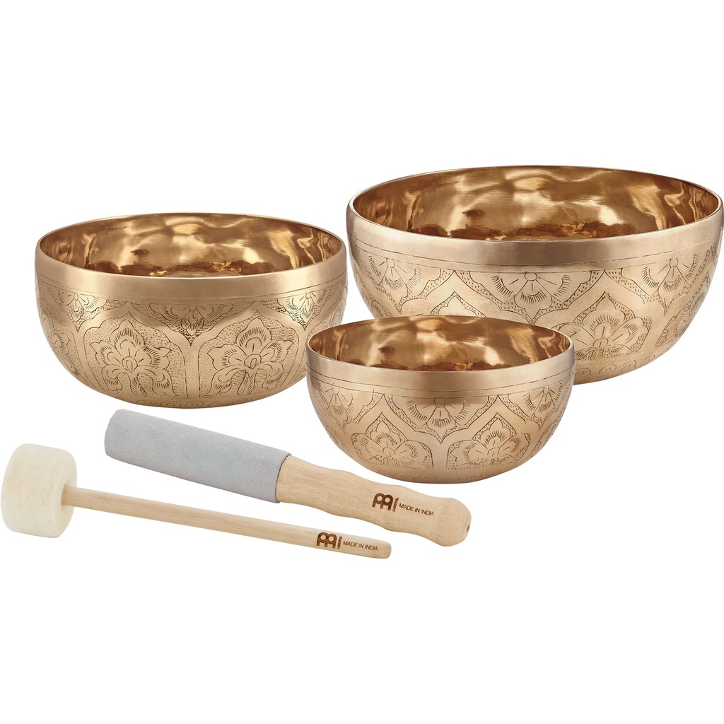 [SB-SE-2400] Meinl 3-Piece Special Engraved Singing Bowl Set