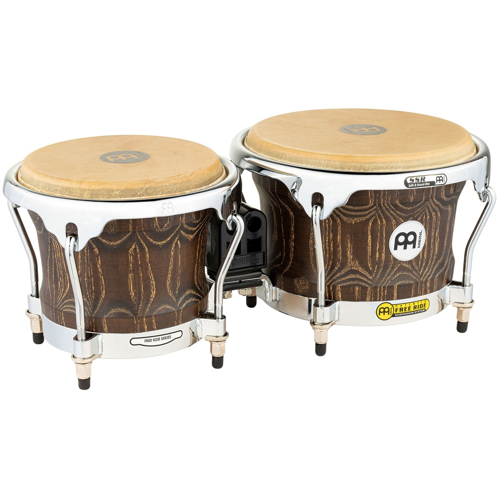 Meinl 7" & 8.5" Woodcraft Series Bongos in Vintage Brown