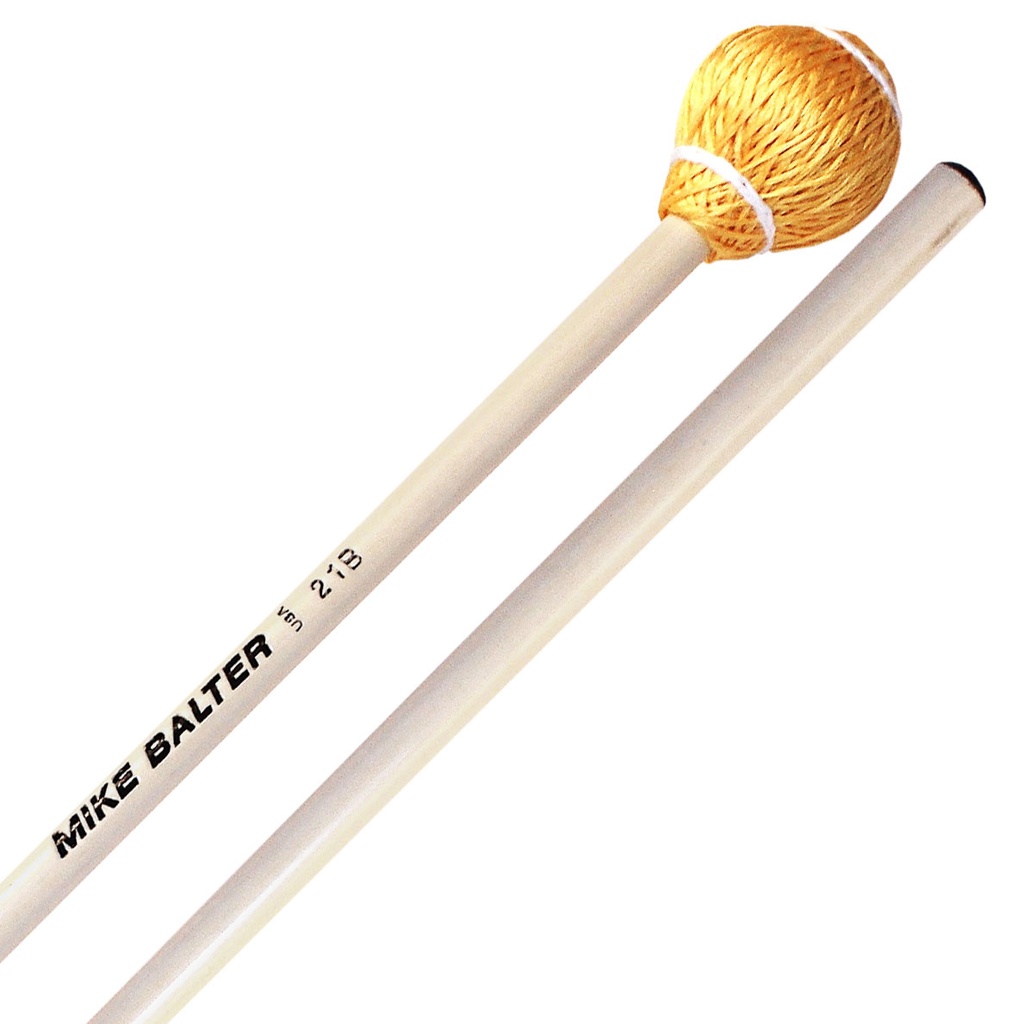 Mike Balter B21B Pro Vibe Hard Yellow Cord Mallets w/ Birch