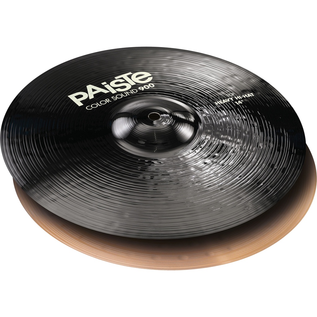 Paiste 14" Color Sound 900 Black Heavy Hi Hat Cymbals