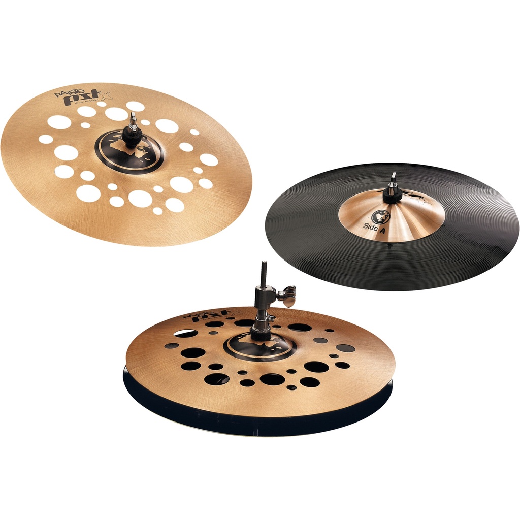 [125DJ45] Paiste PSTX DJs 45 3-Piece Cymbal Box Set (Hi Hats Crash Ride)