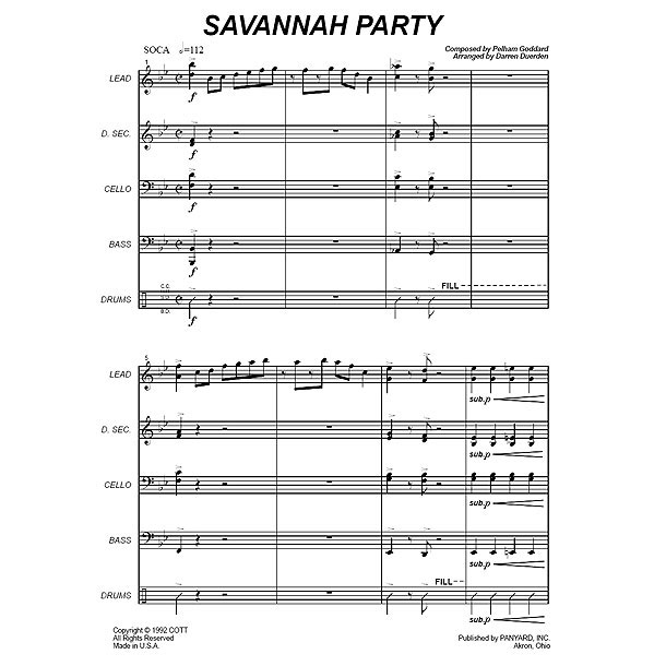 Panyard Panyard 7104 - Savannah Party