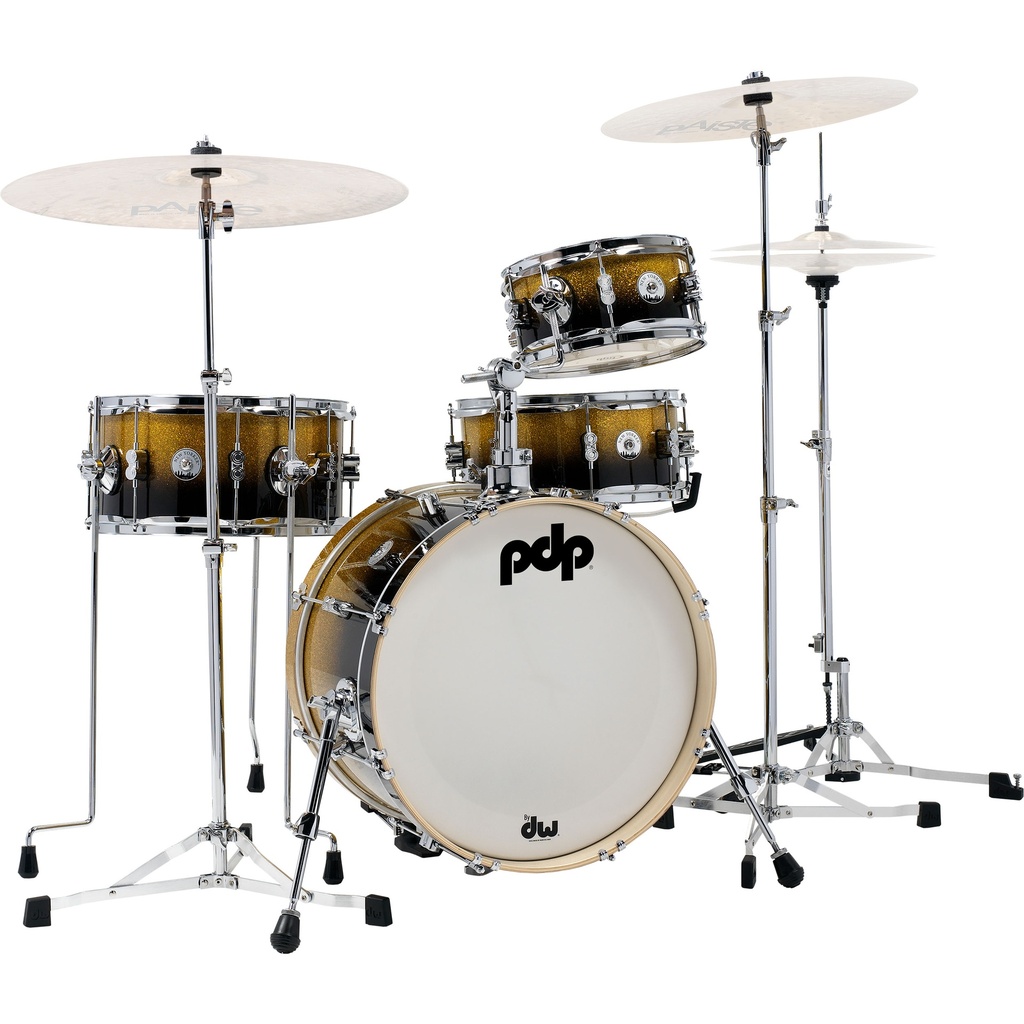[PDDJ1804BF] PDP Daru Jones Blue Fade New Yorker II - 5x10 snom, 7x14 snom, 6x13 snare, 11x18 kick