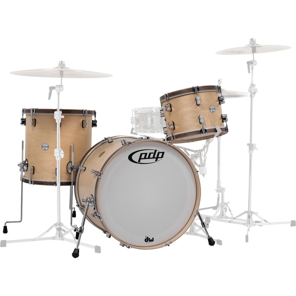 PDP Concept Maple Classic Bop Kit 3-Piece Drum Set (18B-12-14F) - Natural Stain