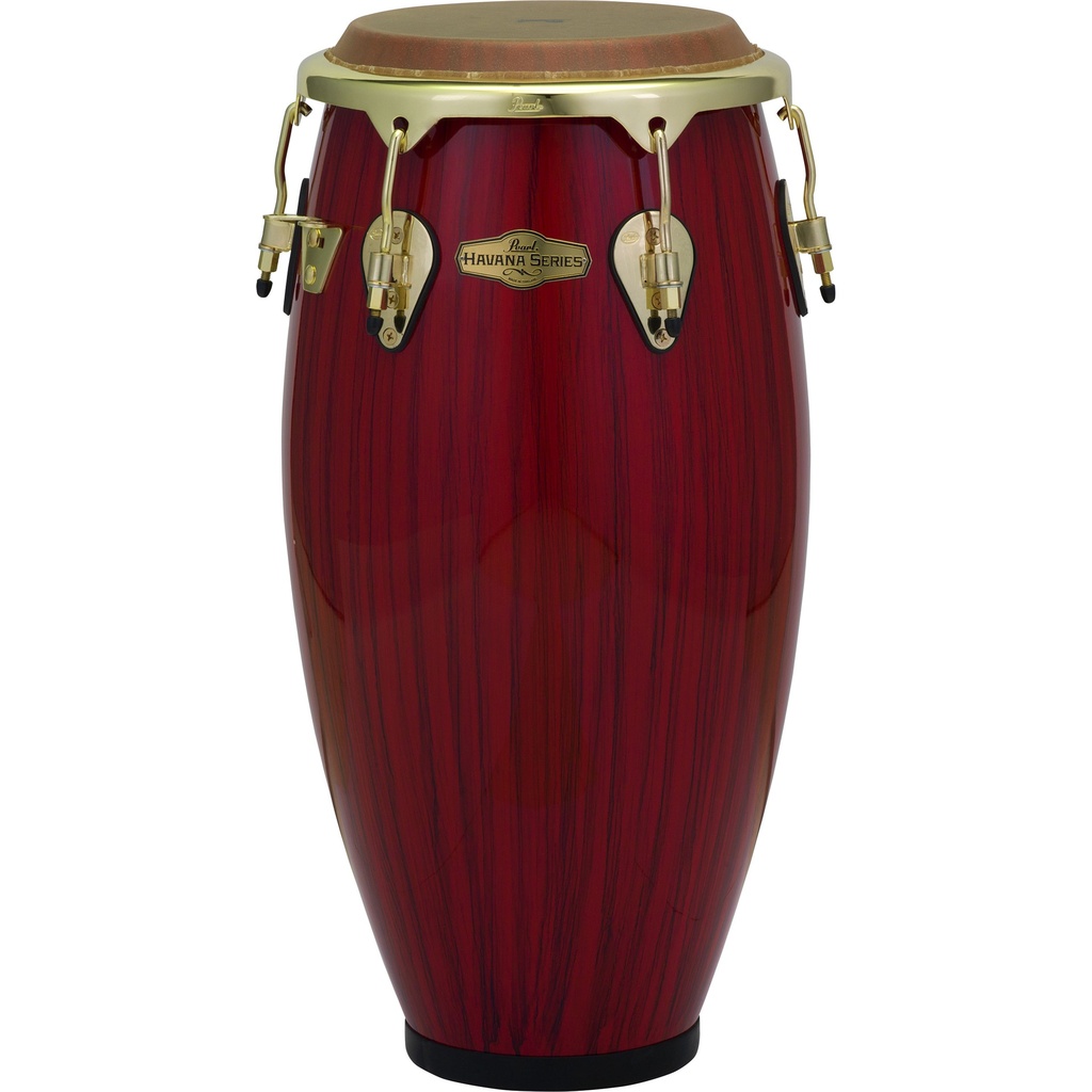 Pearl 11" Havana Quinto Conga in Red Tiger Stripe w/Gold Hardware