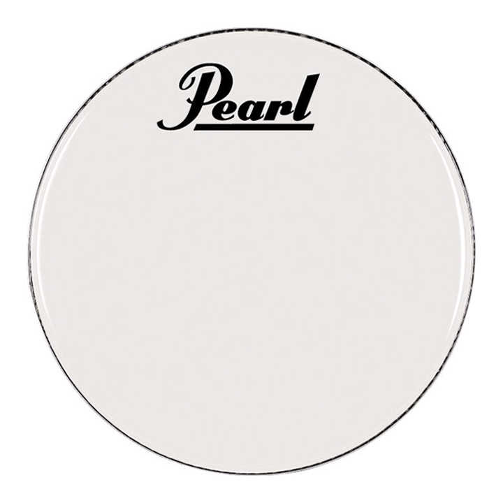 [BR1224PL] Pearl 24" Smooth White Ambassador Pearl Logo