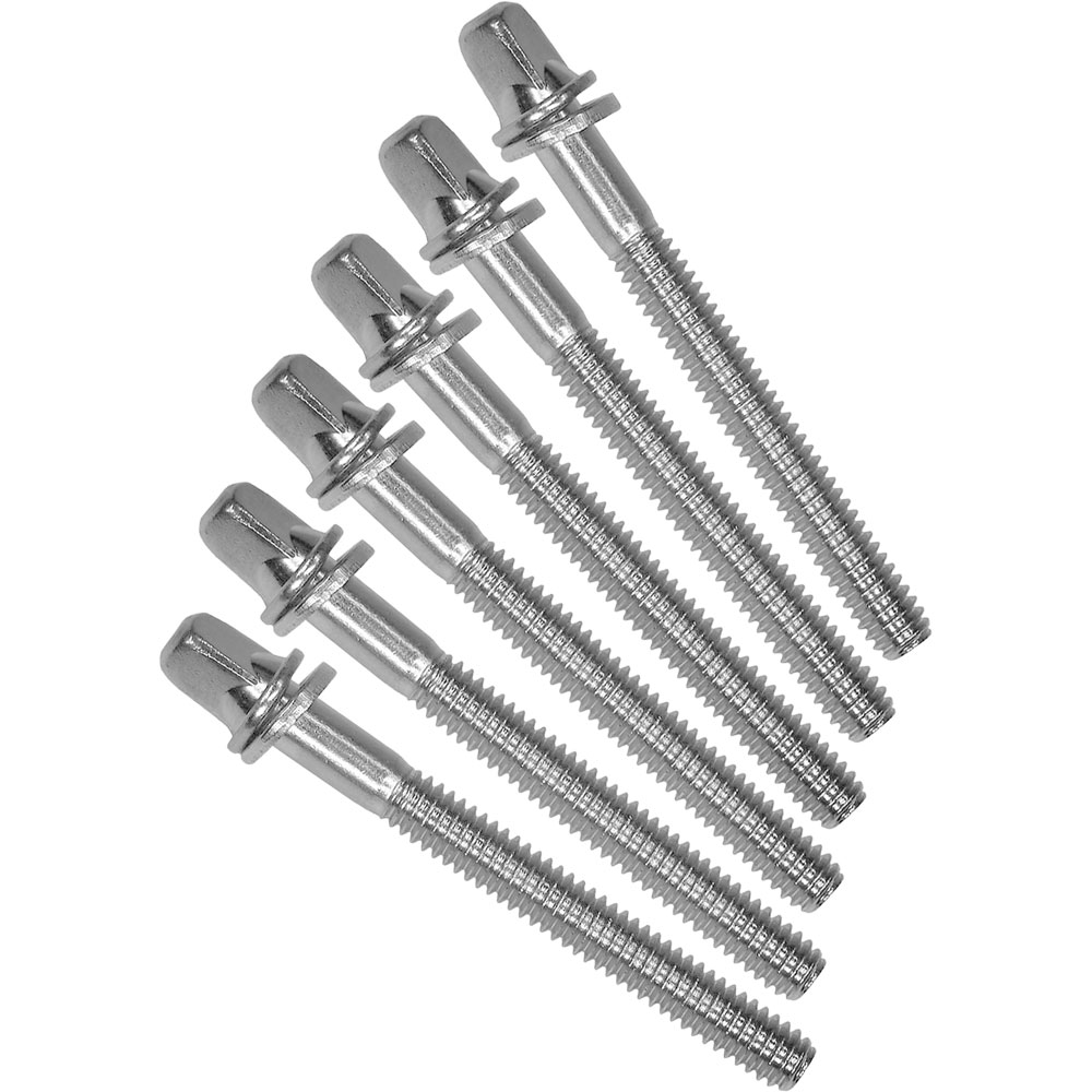 [T062F/6] Pearl 52mm Tension Rods & Hooks for Single-Flanged Hoops (6-Pack)