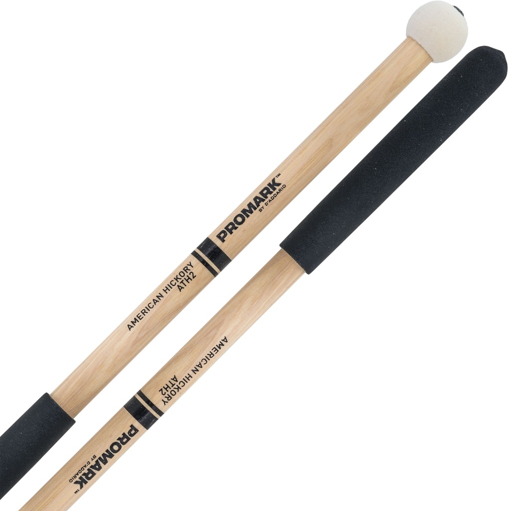 [ATH2] Promark 1" Felt Tenor Mallets with Hickory Handles
