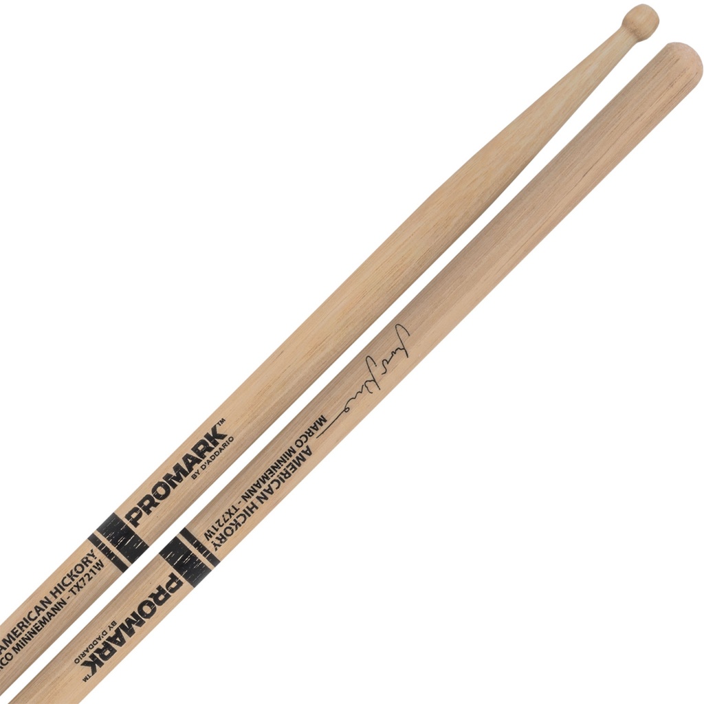 Promark 721 Hickory Wood Tip Marco Minnemann