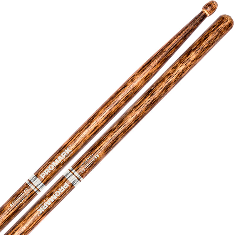 Promark Rebound 5B FireGrain Hickory Drumsticks w/ Acorn Wood Tips