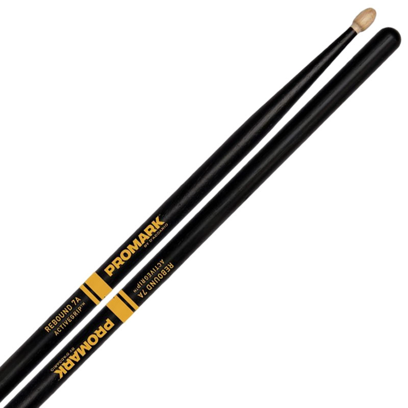 Promark Rebound 7A ActiveGrip Drum Sticks with Acorn Tips
