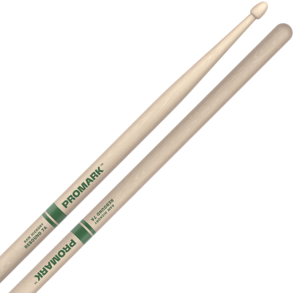 Promark Rebound 7A Raw Hickory Drum Sticks