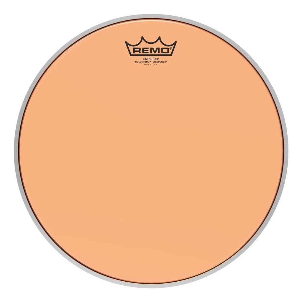 Remo 10" Emperor Colortone Orange Crimplock Marching Tenor Head