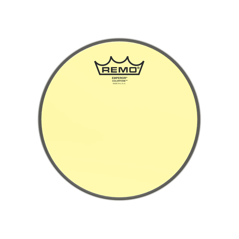 Remo 10" Emperor Colortone Yellow Drum Head