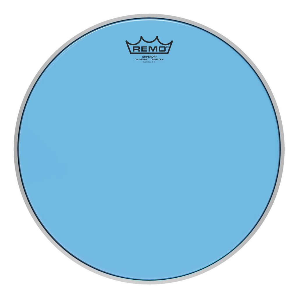 Remo 14" Emperor Colortone Blue Crimplock Marching Tenor Head