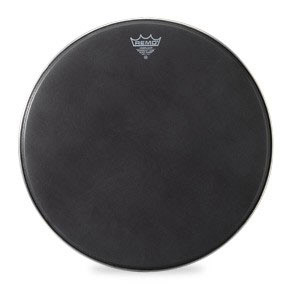 Remo 14" Powermax Black Suede Crimplock Marching Bass Drum Head