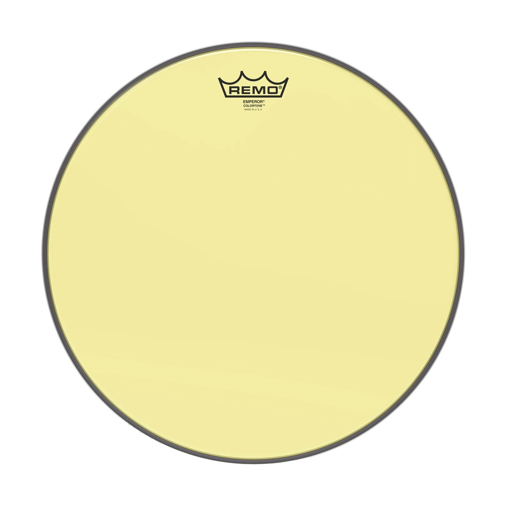 Remo 15" Emperor Colortone Yellow Drum Head