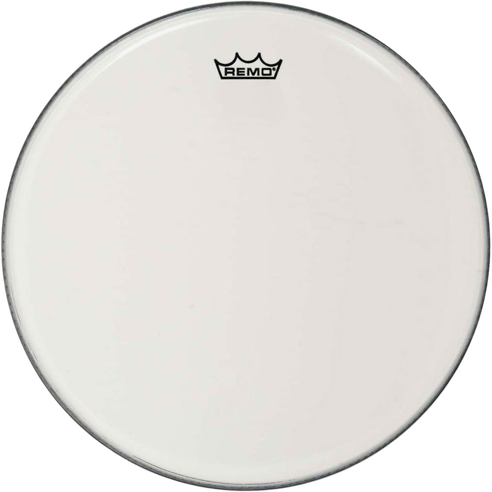 Remo 16" Ambassador Smooth White Crimplock Marching Bass Head