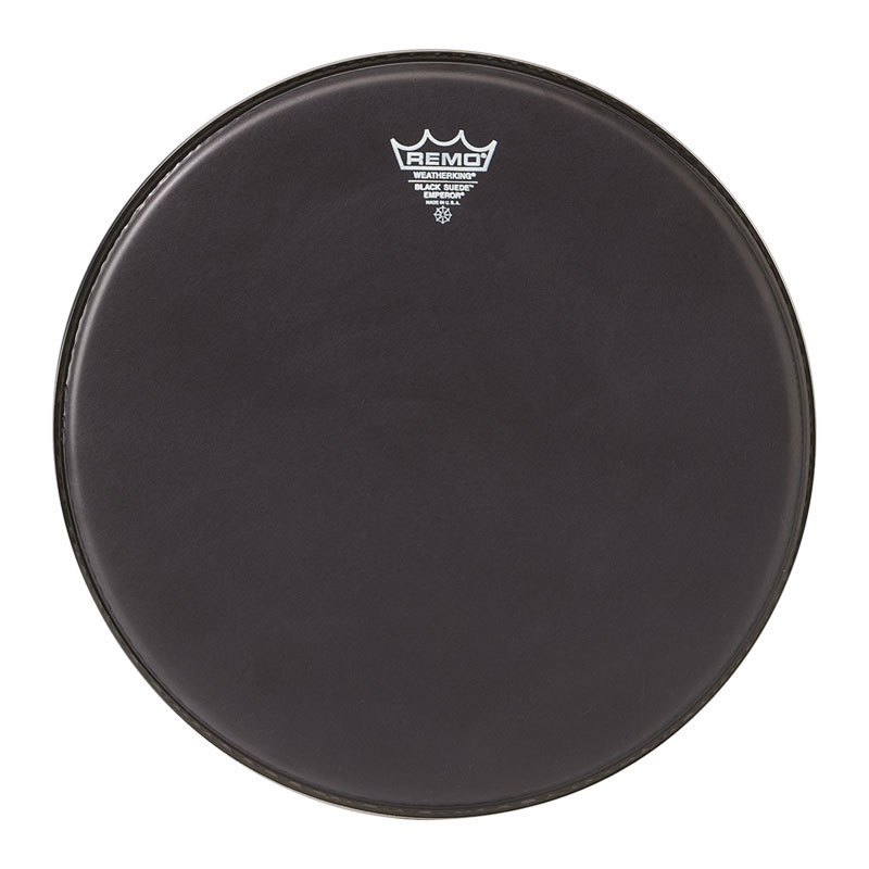 Remo 16" Emperor Black Suede Drum Head