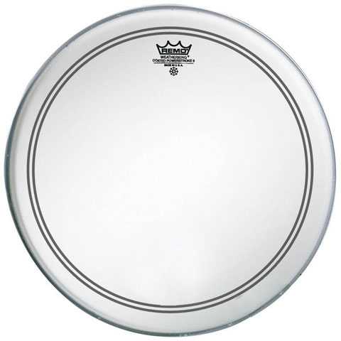 [P3-1222-C2-] Remo 22" Powerstroke P3 Smooth White Bass Head with Falam Patch