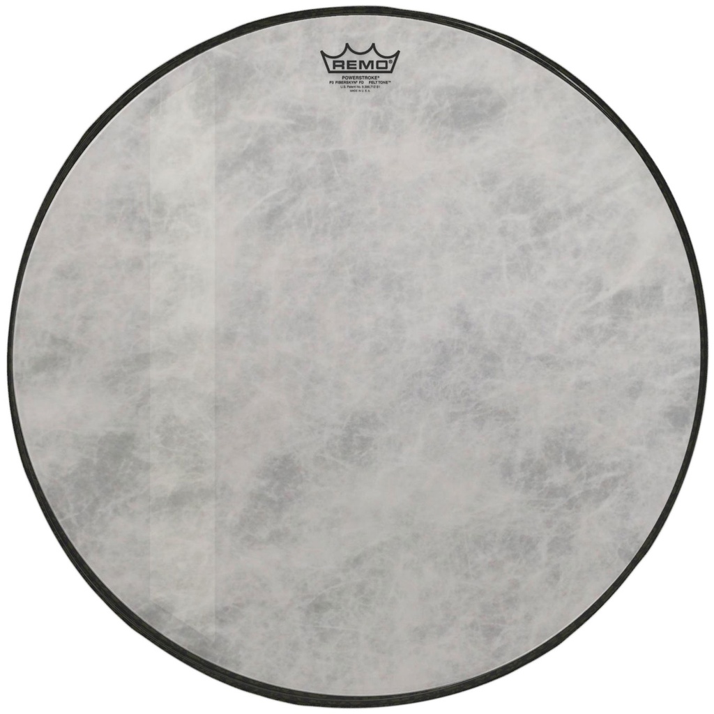 Remo 26" Powerstroke 3 Felt Tone Fiberskyn Bass Drum Head