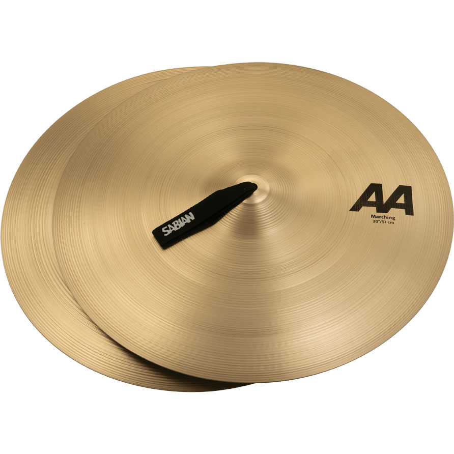 Sabian 20" AA Marching Band Crash Cymbal Pair