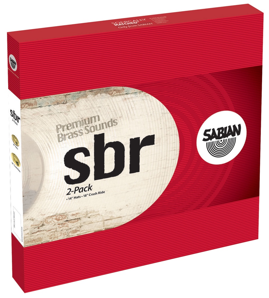 [SBR5002] Sabian SBR 2-Pack