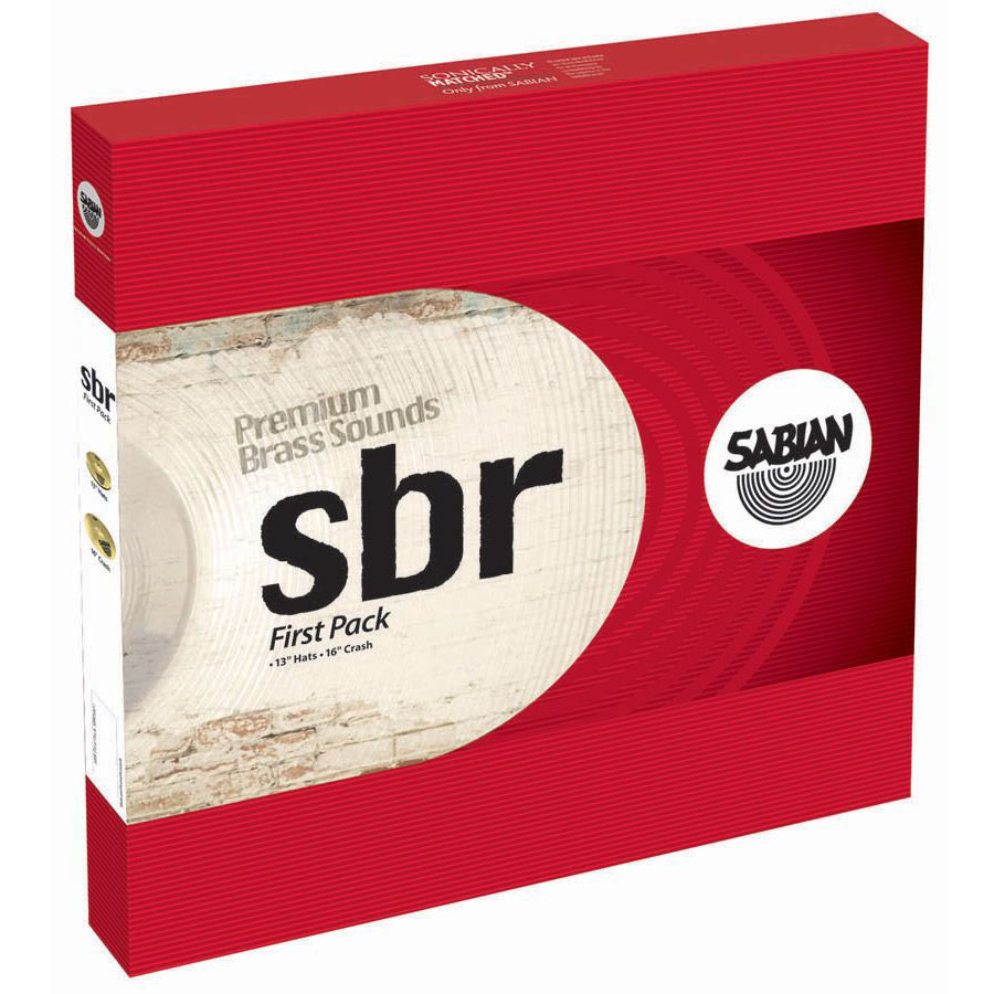 [SBR5001] Sabian SBR First Pack Cymbal Box Set (Hi Hats Crash)