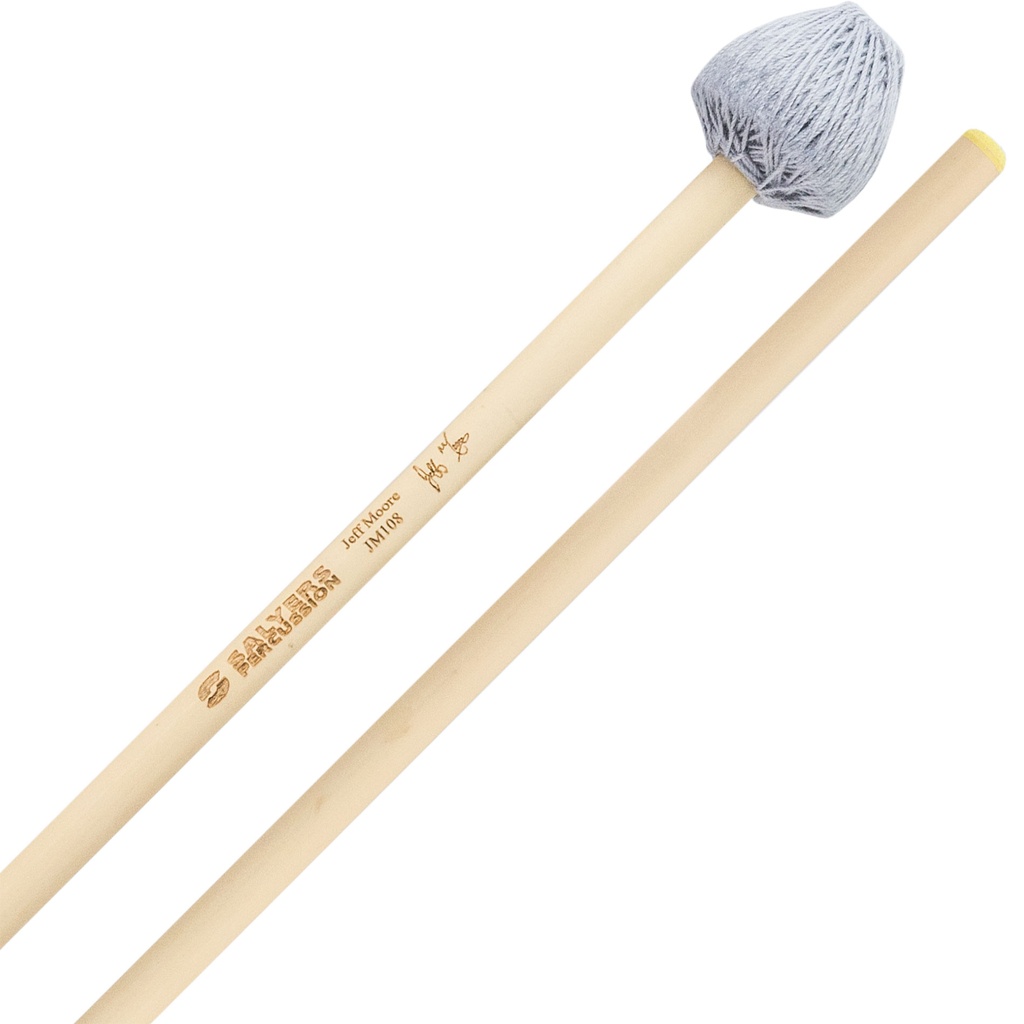 [JM108] Salyers Percussion Jeff Moore Hard Vibraphone Mallets w/ Rattan Handles