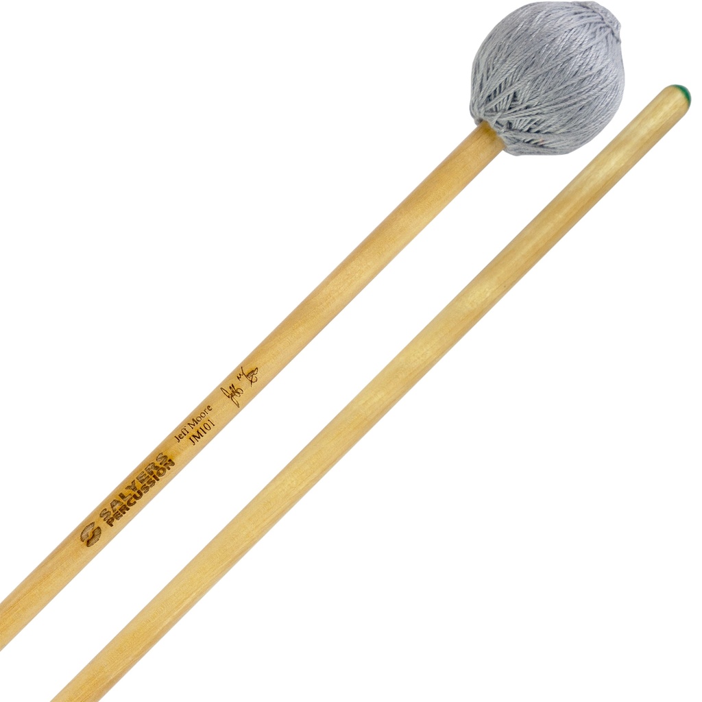 [JM101] Salyers Percussion Jeff Moore Soft Marimba Mallets w/ Birch Handles