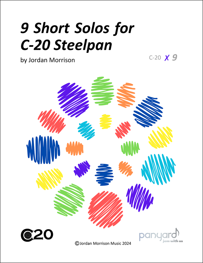 [W5401] Short Solos for C-20 Steelpan - 9 Solos